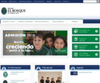Celbosque.cl(Colegio El Bosque de Puente Alto) Screenshot