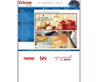 Celcem.com.sg(The Corporate Choice) Screenshot