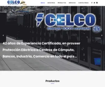 Celco.com.ec(UPS Baterías Cableado Centros de Cómputo) Screenshot