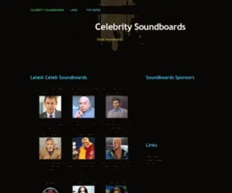 Celeb-Soundboards.com(Celebrity Soundboards) Screenshot