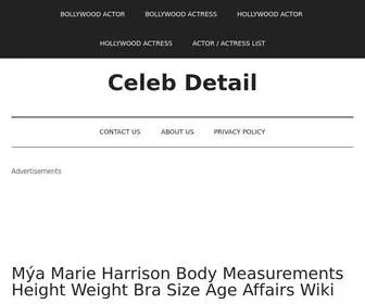 Celebdetail.com(Celeb Detail) Screenshot