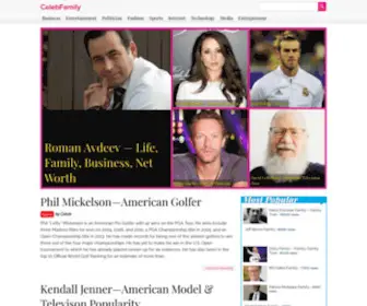 Celebfamily.com(Celebrity Family) Screenshot