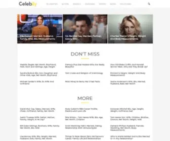 Celebily.com(Celebrity Biographies) Screenshot