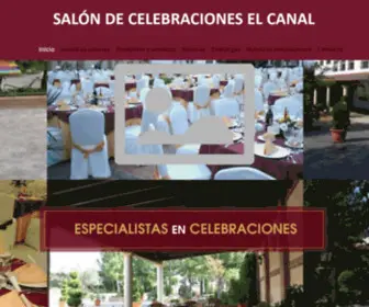 Celebracioneselcanal.com(Complejo) Screenshot