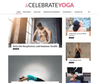 Celebrateyoga.org(Yoga Tips for Beginners and Pros) Screenshot