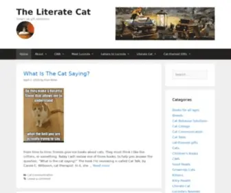 Celebratingcats.com(The Literate Cat) Screenshot