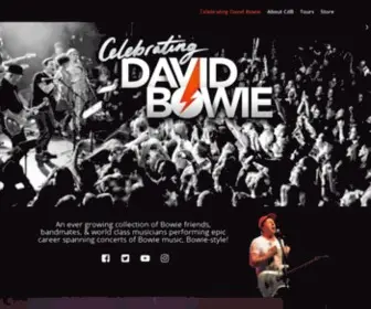 Celebratingdavidbowie.com(Celebrating David Bowie) Screenshot