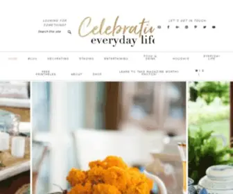 Celebratingeverydaylife.com(Celebrating Everyday Life) Screenshot