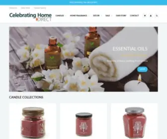 Celebratinghome.com(Candles, Home Fragrance & Home Décor | Celebrating Home Direct®) Screenshot
