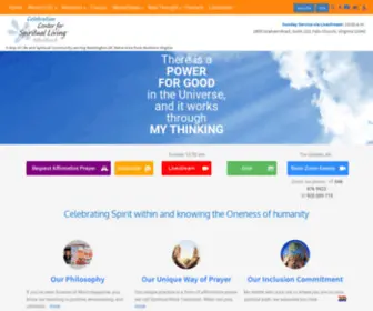 Celebrationcenter.org(A Way of Life and Spiritual Community serving Washington DC Metro Area from Northern Virginia) Screenshot