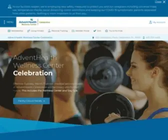 Celebrationfitness.com(Fitness Centre & Day Spa at Celebration Health Group Fitness) Screenshot