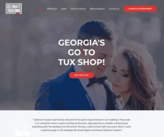 Celebrationgeorgia.com(Celebrate Tuxedos) Screenshot