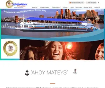 Celebrationriverboats.com(Celebrations Riverboats) Screenshot