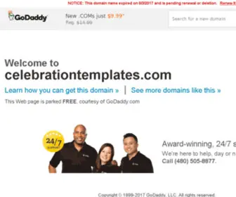 Celebrationtemplates.com(Graduation) Screenshot