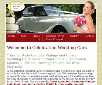 Celebrationweddingcars.com(Celebration Wedding Car Hire Sutton Coldfield and West Midlands) Screenshot