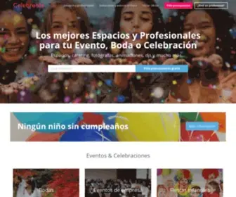 Celebrents.es(Los mejores espacios y profesionales para tu evento) Screenshot