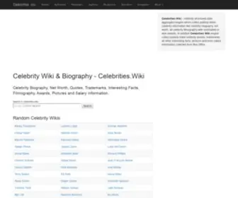 Celebrities.wiki(Biography Panda) Screenshot