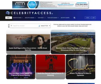 Celebrityaccess.com(Entertainment Industry News) Screenshot