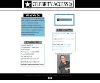 Celebrityaccessinc.com(Celebrity Access Inc) Screenshot