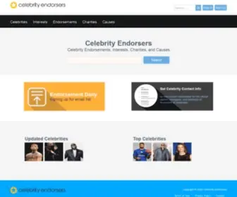 Celebrityendorsers.com(Celebrity Endorsers) Screenshot