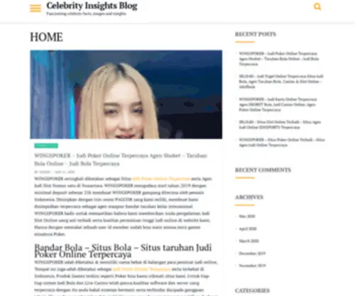 Celebrityinsightsblog.com(Celebrity Insights Blog) Screenshot