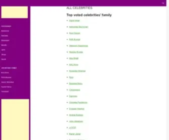 Celebritykick.com(Celebrity family wiki) Screenshot