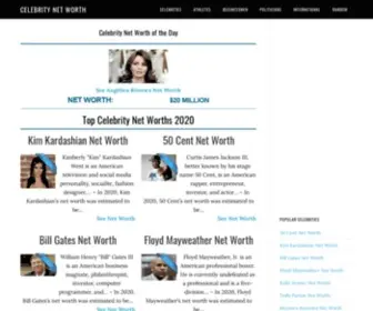 Celebritynetworth123.com(Celebrity Net Worth) Screenshot