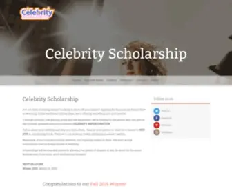 Celebrityscholarship.com(Celebrity Scholarship) Screenshot