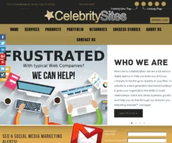 Celebritysites.com(Orlando Social Media Agency CelebritySites) Screenshot