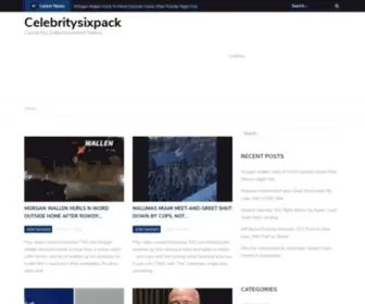 Celebritysixpack.com(Celebritysixpack Your Hollywood hot gossip news network) Screenshot