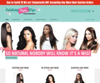 Celebritystylewigs.com(Lace Front Wigs) Screenshot
