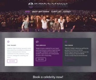 Celebritytalentbooking.com(Booking actors and voiceover artists worldwide) Screenshot