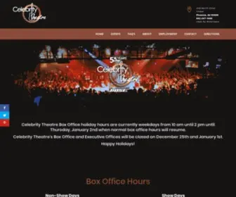 Celebritytheatre.com(Celebrity Theatre) Screenshot
