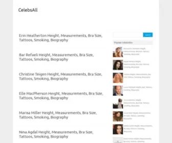 Celebsall.com(Celebsall) Screenshot