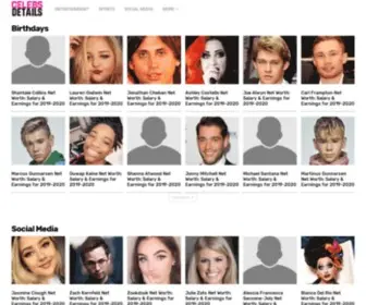 Celebsdetails.com(Celebrity Heights) Screenshot