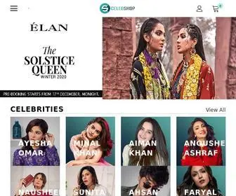 Celebshop.pk(Pakistan #1 Celebrity Lifestyle Online Shopping Mall) Screenshot