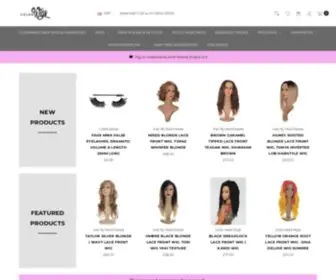 Celebwigs.com(Premium Quality Natural Look Wigs Hair Extensions Hair Pieces Ponytails) Screenshot