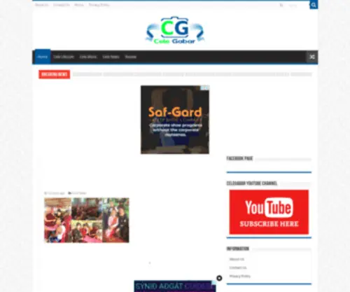 Celegabar.com(Cele Gabar) Screenshot