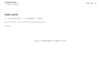 Celengankaleng.website(Just another WordPress site) Screenshot