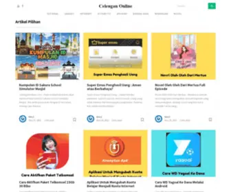 Celenganonline.com(Merupakan sebuah website yang akan memberikan informasi menarik tentang) Screenshot