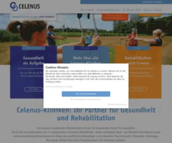 Celenus-Kliniken.de(Stationäre Reha) Screenshot