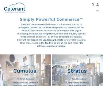 Celerant.com(Celerant's retail POS system software) Screenshot