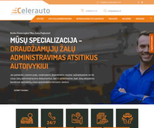 Celerauto.lt(Draudiminių įvykių administravimas) Screenshot