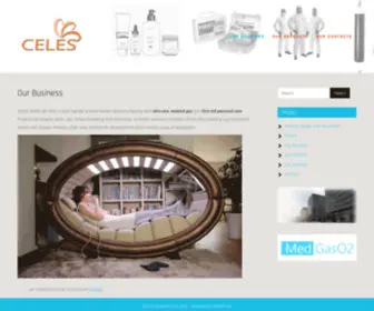 CelesGlobal.com(CELES Personal Care) Screenshot