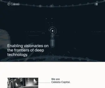 Celesta.vc(Enabling visionaries on the frontiers of deep technology) Screenshot