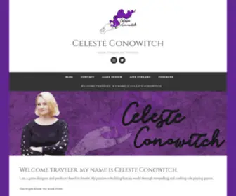 Celesteconowitch.com(Game Designer) Screenshot