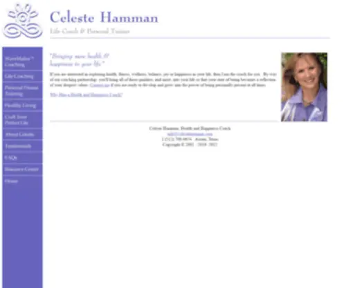 Celestehamman.com(Celeste Hamman) Screenshot