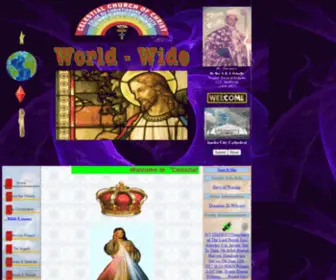 Celestialchurchofchrist-Worldwide.org(Celestial Church of Christ) Screenshot