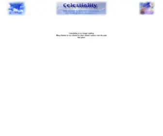 Celestiality.co.uk(Web design (Scotland) and advice by Celestiality) Screenshot