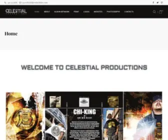 Celestialproductions.com(Celestial Productions) Screenshot